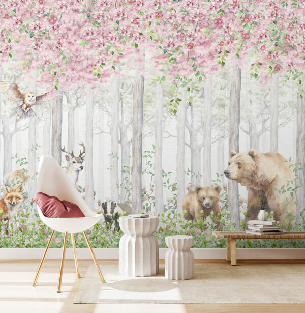 Acuarela de un oso Fotomurales Acuarela de un oso