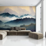Fotomurales Cordillera con nubes