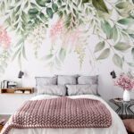 Fotomurales Elegante diseño floral con tonos pastel