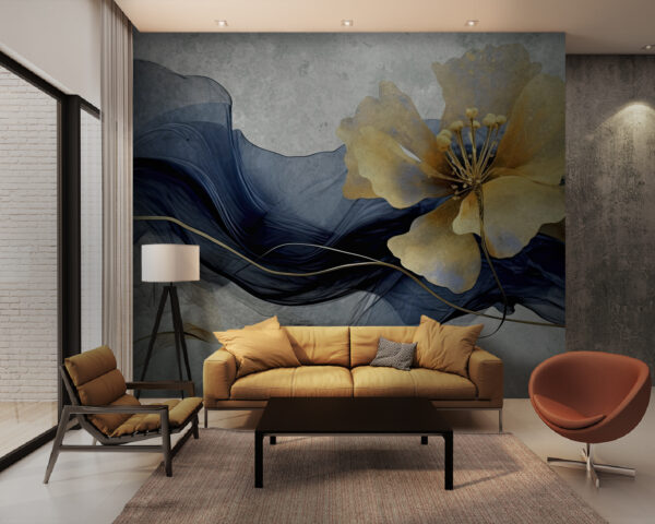 Elegante floración en Ethereal Flow Fotomurales Elegante floración en Ethereal Flow