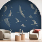 Fotomurales Pluma blanca en el aire