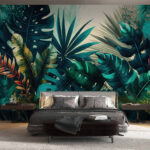 Fotomurales Vibrante follaje tropical en armonía