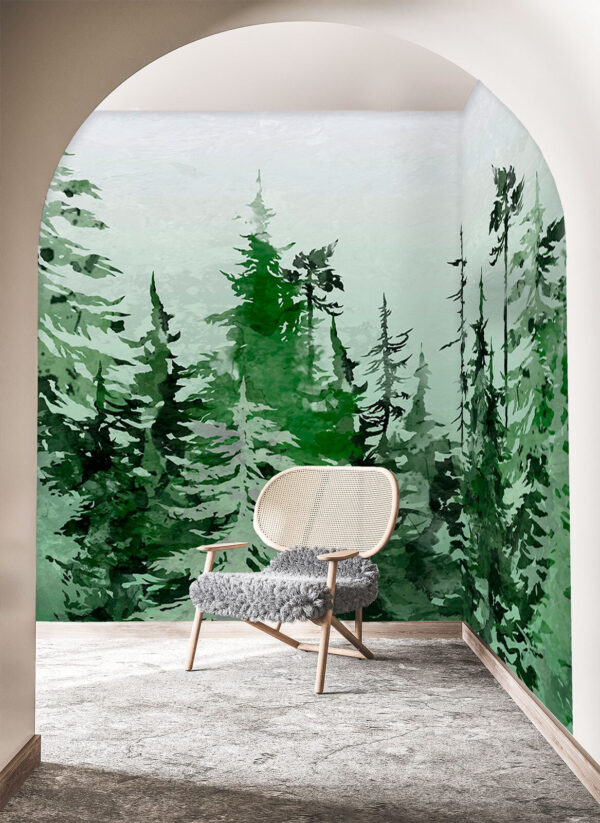 Pintura de un árbol Fotomurales Pintura de un árbol