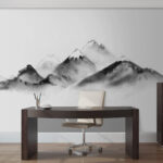 Fotomurales Cordillera con nieve