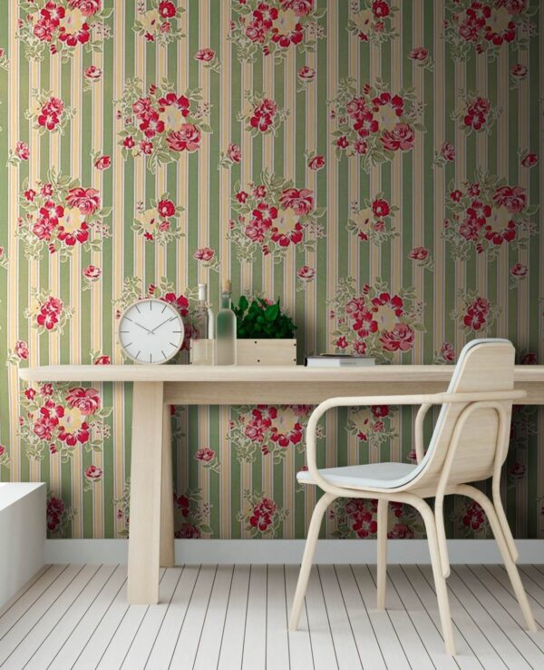 Papel pintado con flores Fotomurales Papel pintado con flores