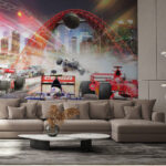 Fotomurales Carrera de alta velocidad por la ciudad