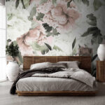 Fotomurales Elegancia floral con tonos pastel.