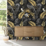 Fotomurales Elegante diseño de hojas tropicales