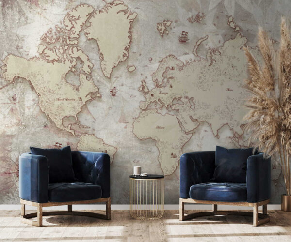 Fotomurales Fotomurales Mapa de Sudamérica (SKU: u50403)