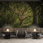 Fotomurales Árbol grande en un bosque