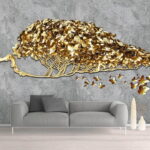 Fotomurales Árbol con mariposas volando
