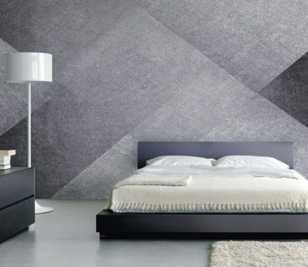 Fondo gris y blanco con un dibujo Fotomurales Fondo gris y blanco con un dibujo
