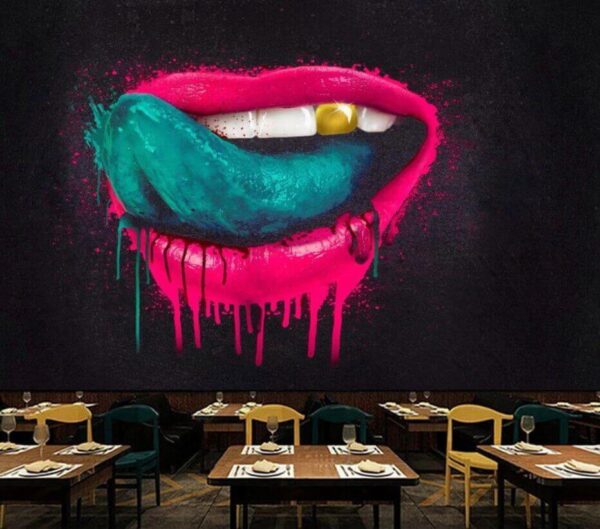 Colores vivos y actitud alegre Fotomurales Colores vivos y actitud alegre