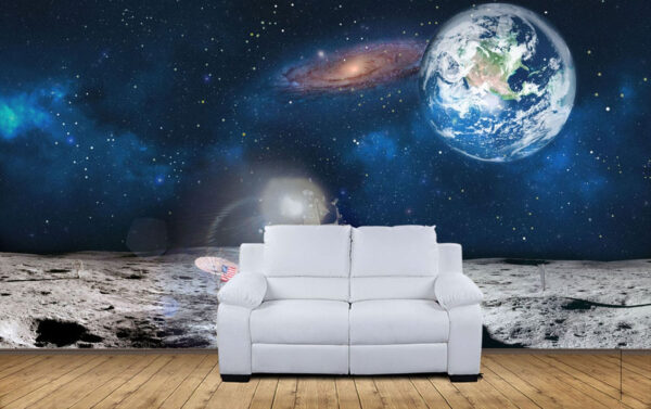 Galaxia en el espacio con estrellas Fotomurales Galaxia en el espacio con estrellas