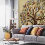 Fotomurales Árbol con hojas de colores