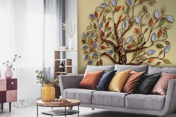 Árbol con hojas de colores Fotomurales Árbol con hojas de colores