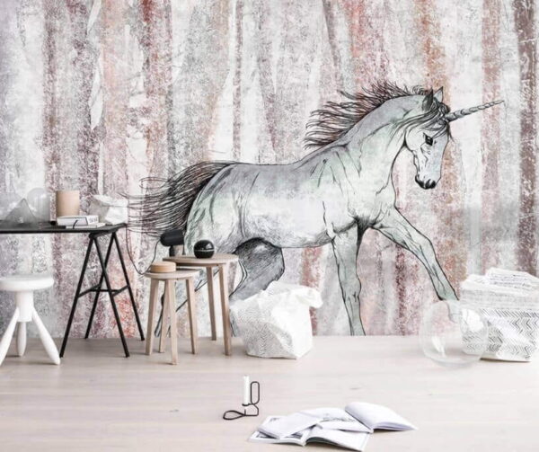 Dibujo de un caballo Fotomurales Dibujo de un caballo
