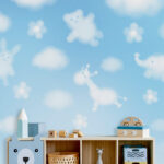 Fotomurales Nube con forma de elefante