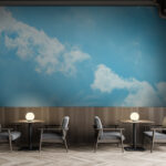 Fotomurales Cielo azul con nubes