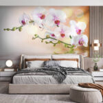 Fotomurales Orquídeas reflejándose en aguas tranquilas