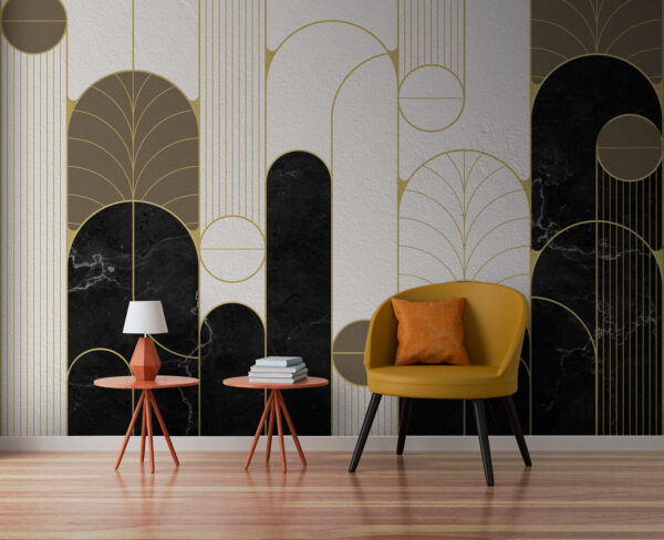 Diseño geométrico Art Déco Fotomurales Diseño geométrico Art Déco