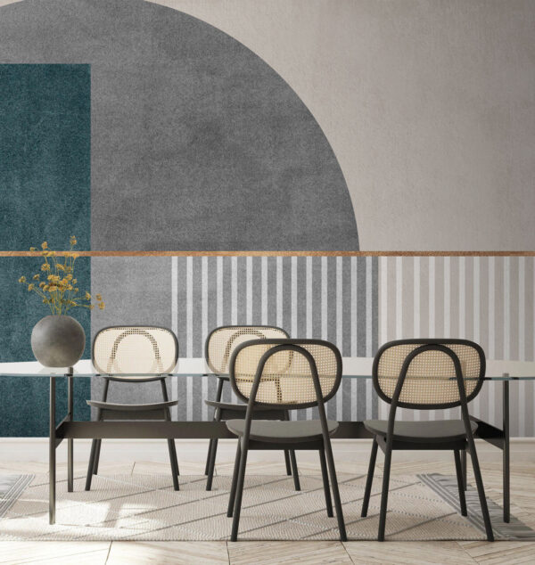 Elegante diseño geométrico minimalista Fotomurales Elegante diseño geométrico minimalista