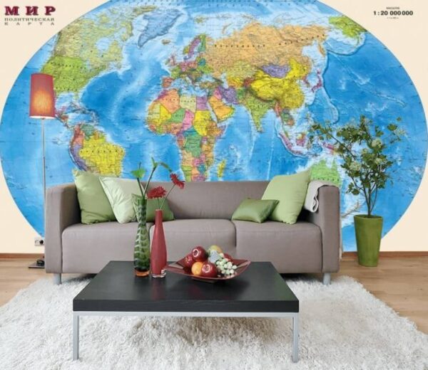 Mapa del mundo Fotomurales Mapa del mundo
