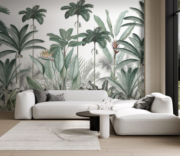 Paraíso tropical con exuberante vegetación Fotomurales Paraíso tropical con exuberante vegetación