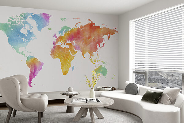 Mapa del mundo Fotomurales Mapa del mundo