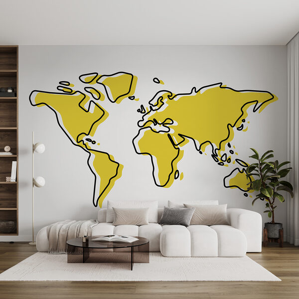 Mapa del mundo Fotomurales Mapa del mundo