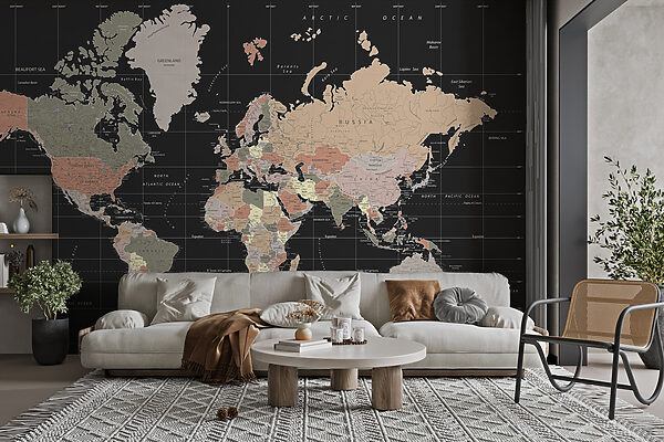 Mapa del mundo Fotomurales Mapa del mundo