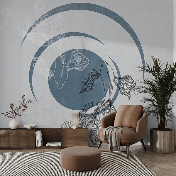 Fotomurales Dibujo de un pez