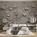 Fotomurales Arte mural con flores y plantas