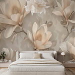 Fotomurales Papel pintado con flores