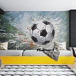 Fotomurales Pintura de un balón de fútbol