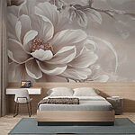 Fotomurales Elegante flor en tonos suaves