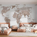 Fotomurales Mapa del mundo