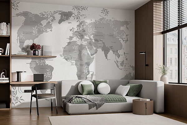Mapa del mundo Fotomurales Mapa del mundo