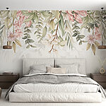 Fotomurales Elegancia floral en suaves tonos pastel