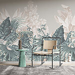 Fotomurales Serenidad tropical en tonos pastel