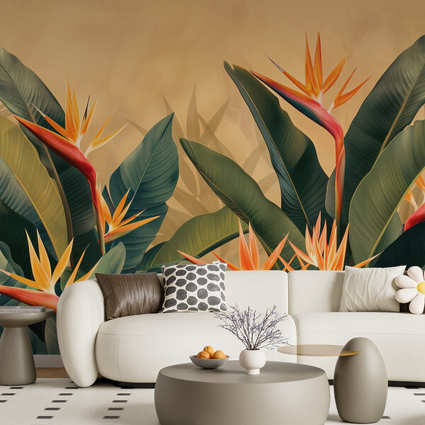 Fotomurales Ave del paraíso, elegancia tropical