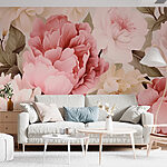 Fotomurales Flores suaves en tonos pastel