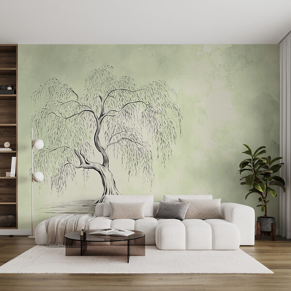 Dibujo de un árbol Fotomurales Dibujo de un árbol