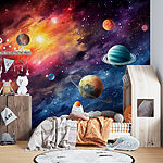 Fotomurales Planetas en el cielo con planetas