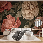 Fotomurales Papel pintado con flores