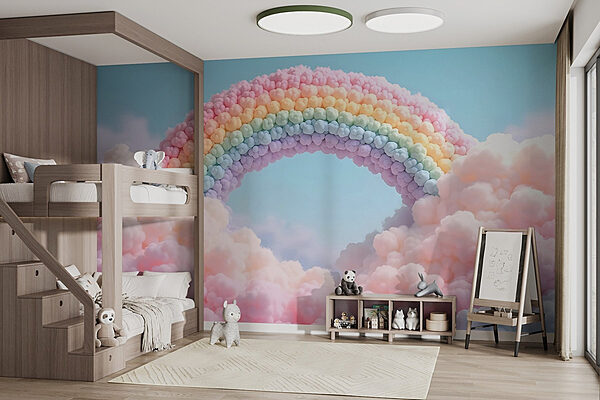 Fotomurales Fotomurales Arco iris de nubes (SKU: w02615)