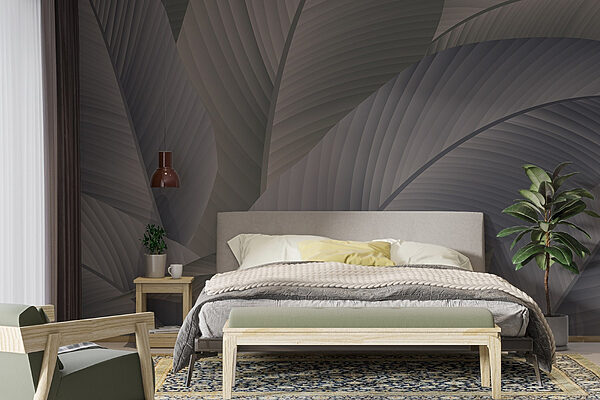 Fotomurales Suaves curvas de patrones naturales