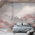 Fotomurales Cordillera con nubes