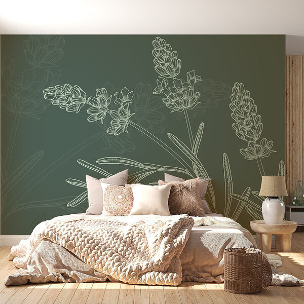 Dibujo de una planta Fotomurales Dibujo de una planta