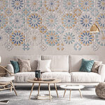 Fotomurales Pared con motivos florales